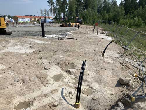 Värmecentral runt Steninge Slott